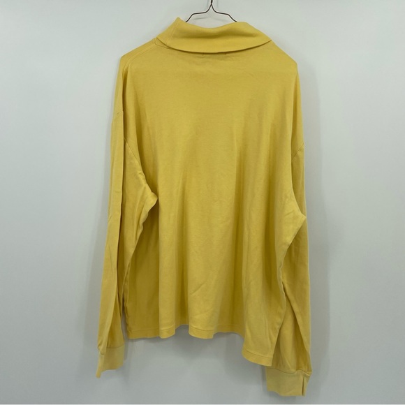 Polo by Ralph Lauren Shirt Long Sleeve Turtleneck Yellow XL - Picture 4 of 9